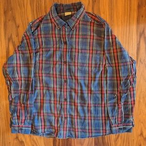 Women's L. L. Bean long sleeve flannel